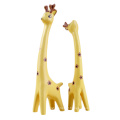 FQ marca mesa decoração 3d ofício girafa estátuas brinquedo animal de madeira